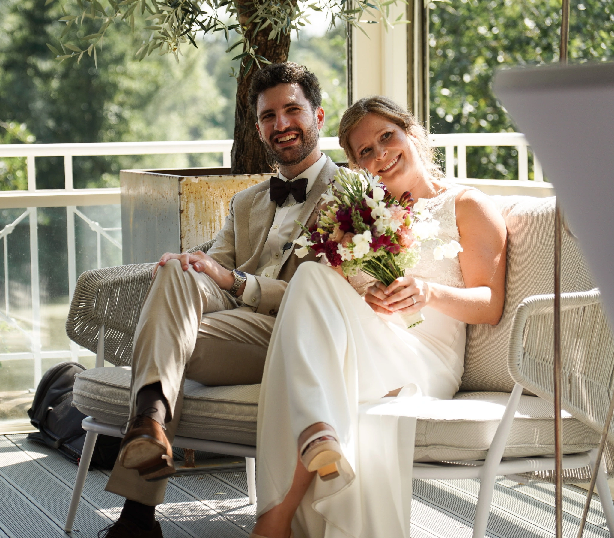 Brautpaar bei einer Hochzeit